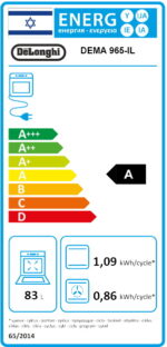 ⁦תנור משולב כיריים דגם DELONGHI DEMA965⁩ – תמונה ⁦4⁩
