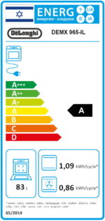 ⁦תנור משולב כיריים דגם DELONGHI DEMX965⁩ – תמונה ⁦4⁩
