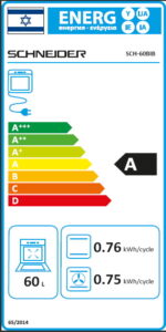 ⁦תנור בנוי דיגיטלי SCHNEIDER SCH60BIX⁩ – תמונה ⁦3⁩