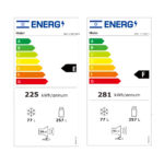⁦מקרר מקפיא עליון בקיבולת 347 ליטר ברוטו Haier HRF2390FSS⁩ – תמונה ⁦2⁩