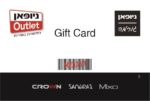 כרטיס GIFT CARD מותגי הבית לדוגמא + תקנון הכרטיס