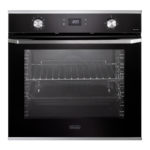 DELONGHI תנור בנוי 74 ליטר זכוכית מלאה צבע שחור NSM11NLIL