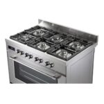 ⁦תנור משולב כיריים דגם DELONGHI PRO966MX⁩ – תמונה ⁦3⁩