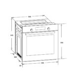 תנור בנוי דיגיטלי SCHNEIDER SCH60BIX