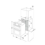 ⁦תנור BI דו תאי 60 ס"מ DELONGHI DBIS87EDX⁩ – תמונה ⁦4⁩