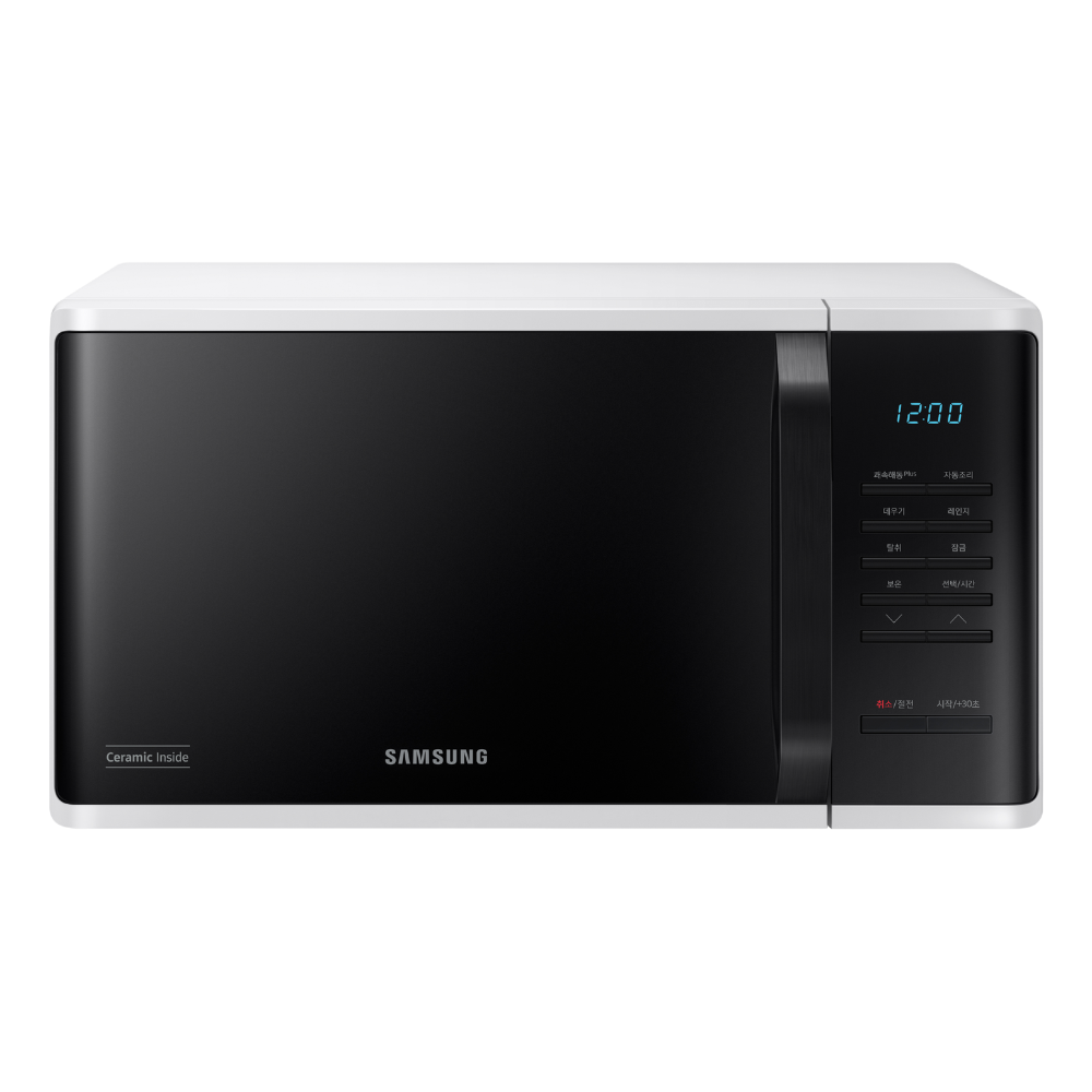 מיקרוגל סמסונג דיגיטלי 23 ליטר ציפוי קרמי MS23K3513AW לבן