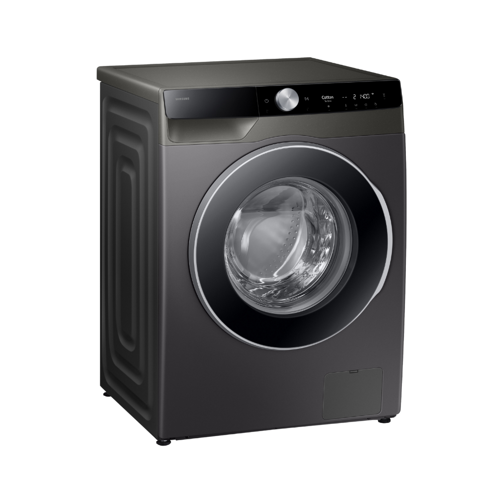 מכונת כביסה סמסונג ניופרו פתח קדמי 9 ק"ג WW90DG6U95LX בטכנולוגיית AI שחור