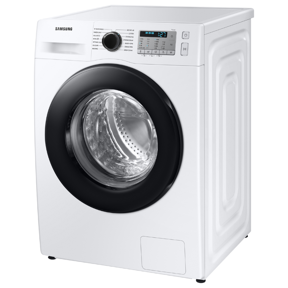 מכונת כביסה סמסונג 9 ק"ג פתח קדמי עם תוף יהלום EcoBubble WW9ST3046AH